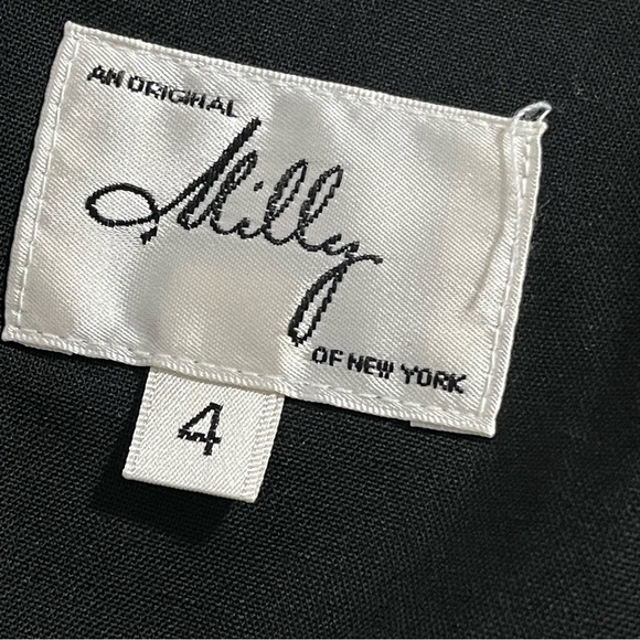 Milly New York Black & White Mini Dress Size 4 - Picture 7 of 8